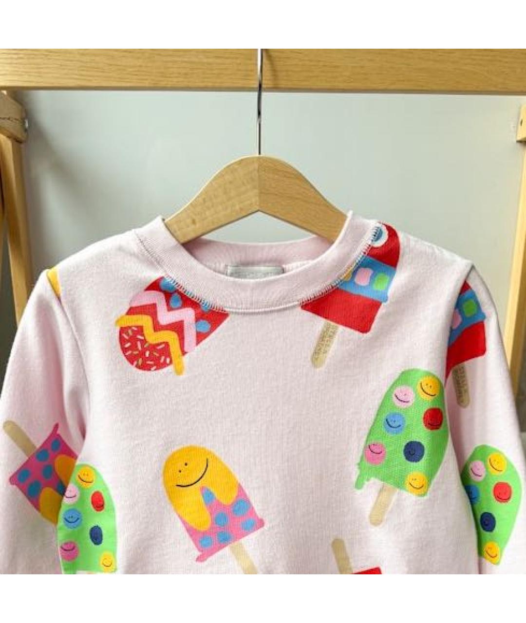 STELLA MCCARTNEY Розовый хлопковый комплект, фото 5