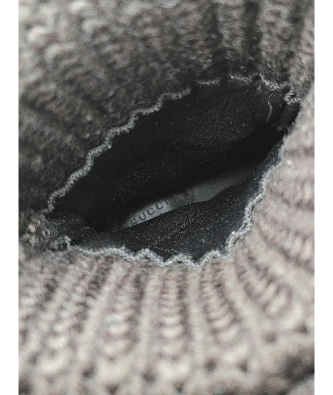 GUCCI Коричневые резиновые сапоги, фото 8