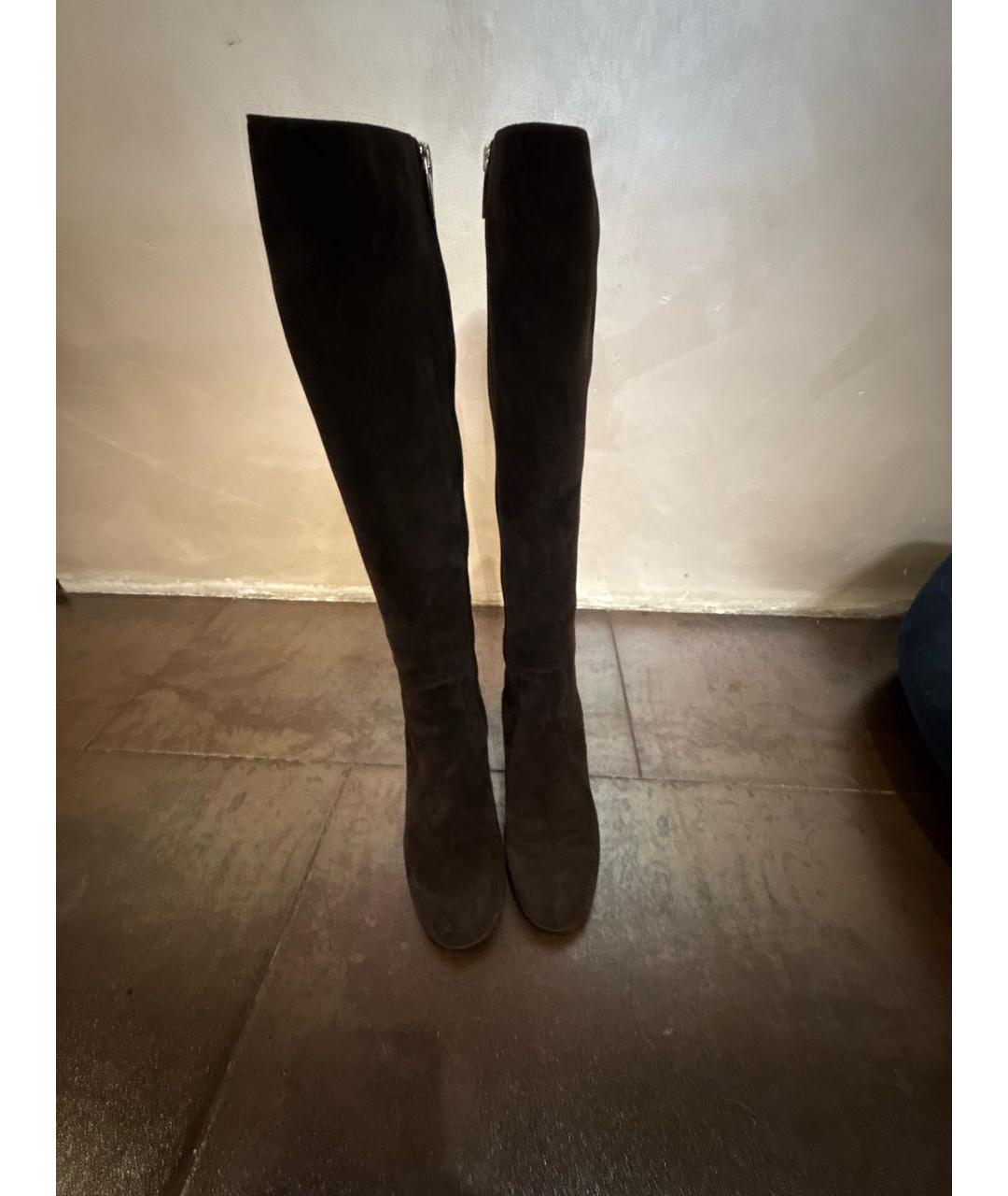 GIANVITO ROSSI Коричневые сапоги, фото 2