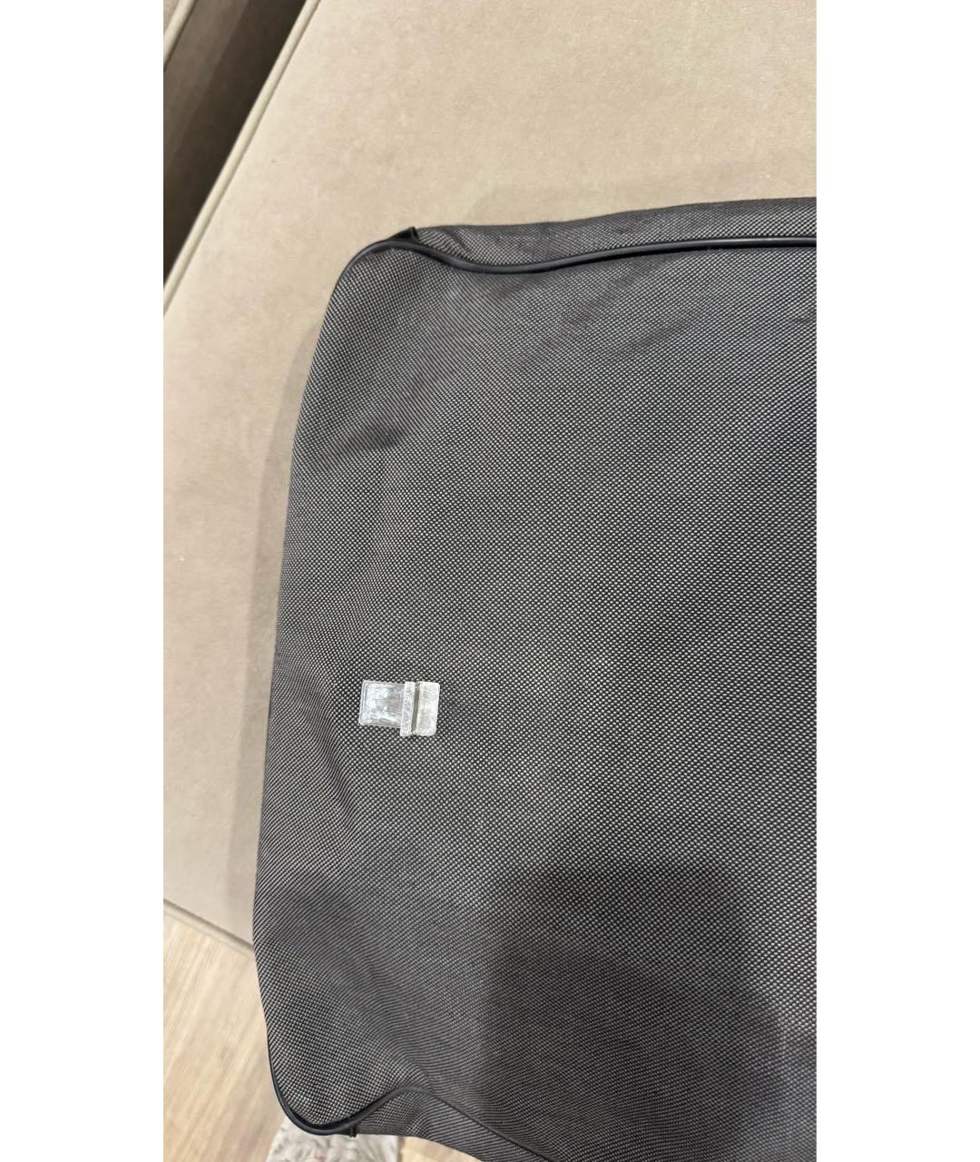 MONTBLANC Антрацитовый кожаный портфель, фото 5