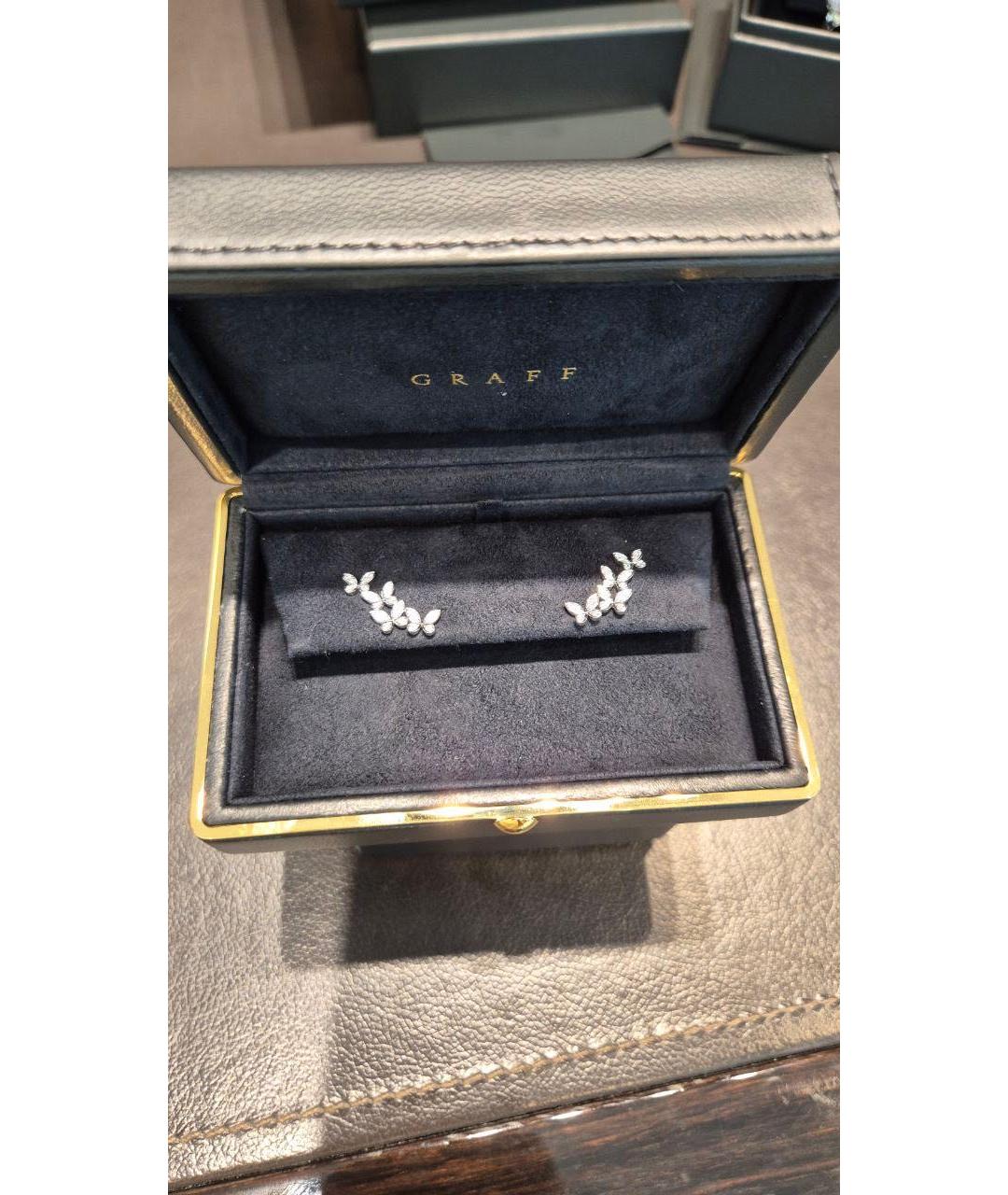 GRAFF Серебряные серьги из белого золота, фото 2