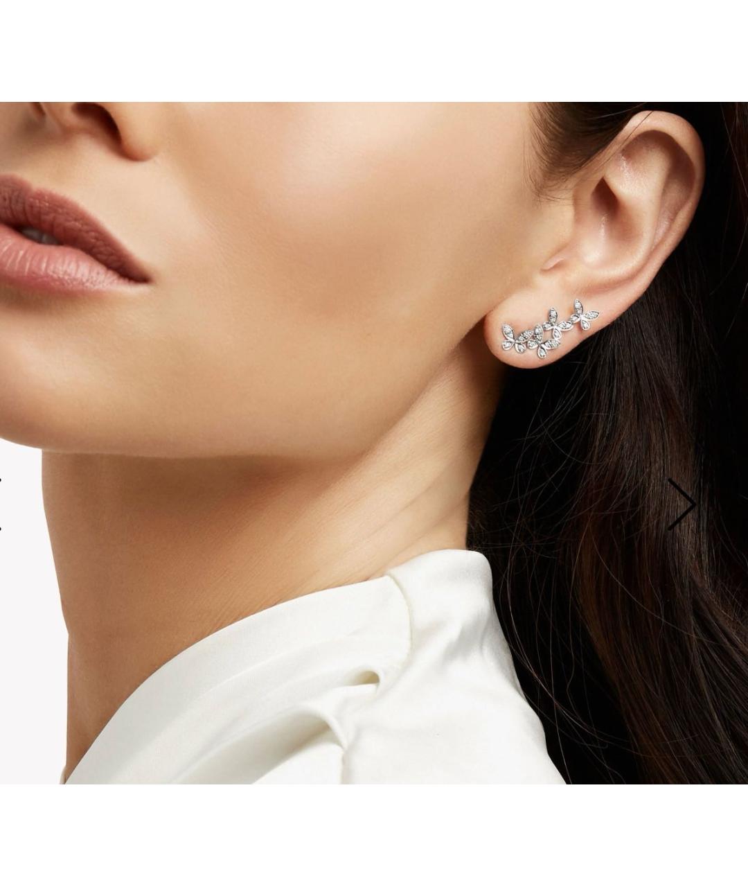 GRAFF Серебряные серьги из белого золота, фото 4
