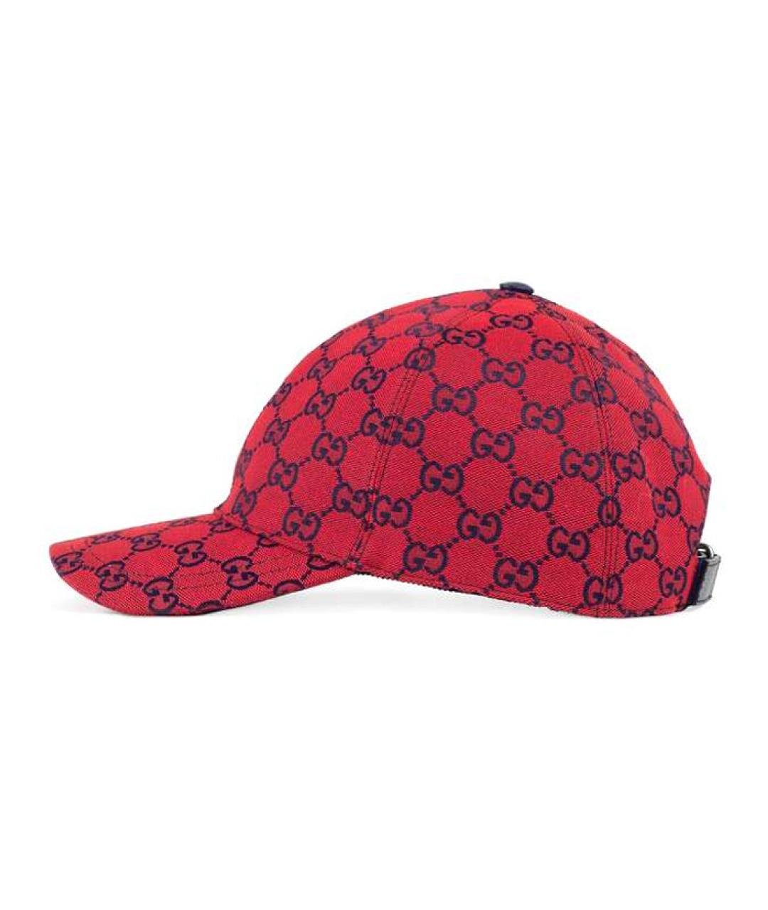 GUCCI Красная хлопковая кепка, фото 2