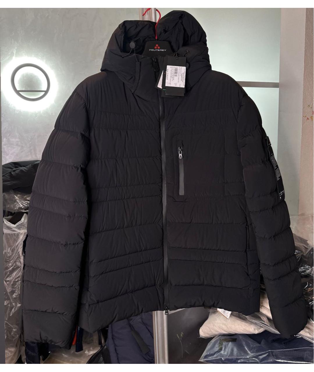 PEUTEREY Черный полиамидовый пуховик, фото 2