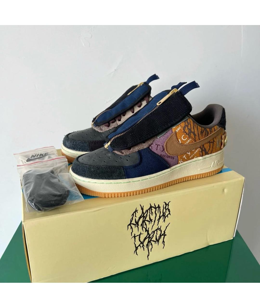 CACTUS JACK BY TRAVIS SCOTT Мульти нубуковые низкие кроссовки / кеды, фото 2