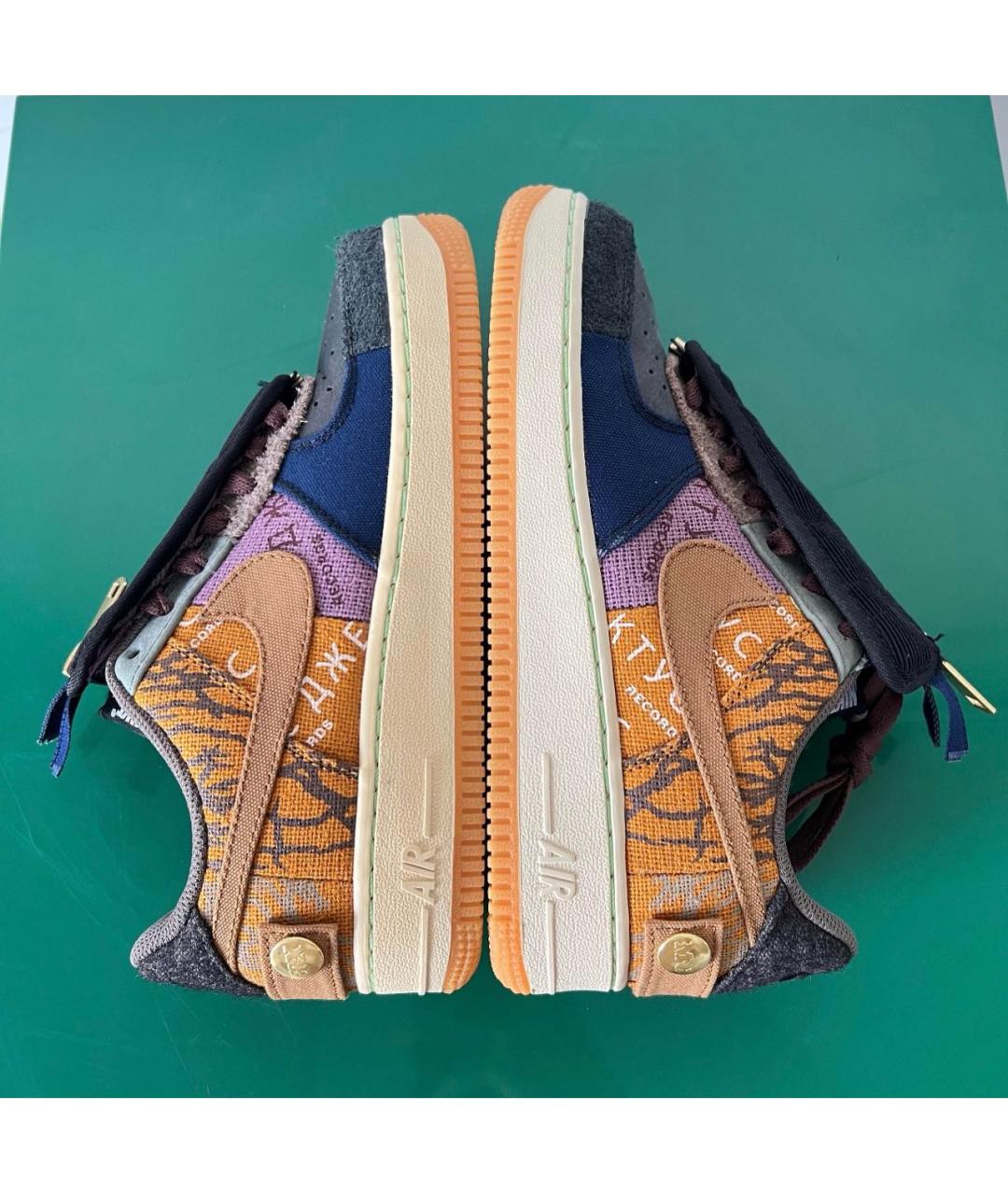 CACTUS JACK BY TRAVIS SCOTT Мульти нубуковые низкие кроссовки / кеды, фото 6