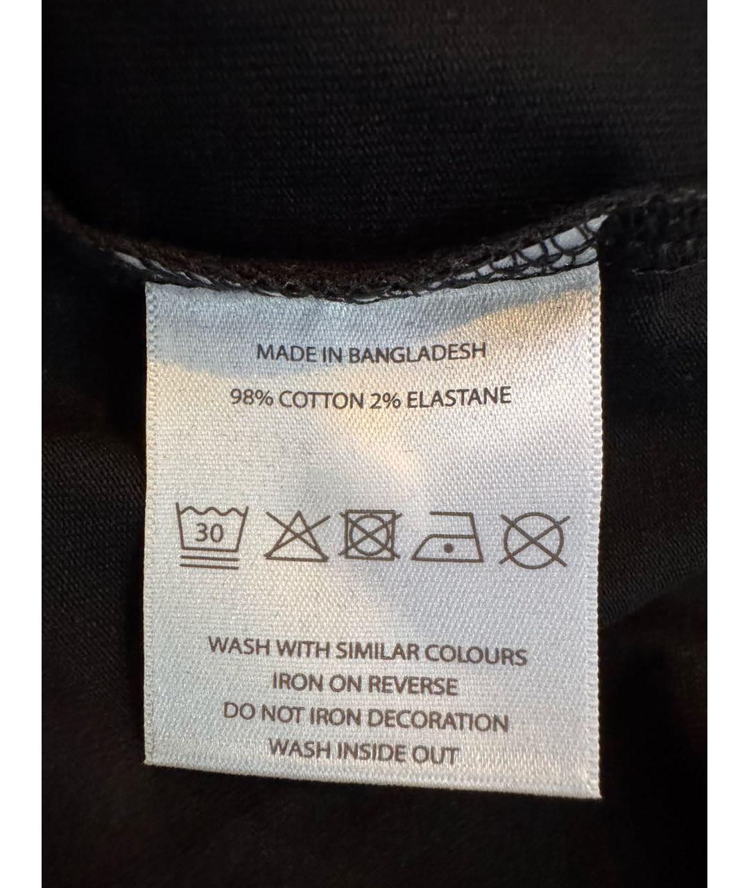 JUICY COUTURE Черная хлопковая футболка, фото 6