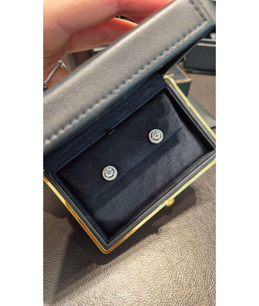 GRAFF Серебряные серьги из белого золота, фото 3