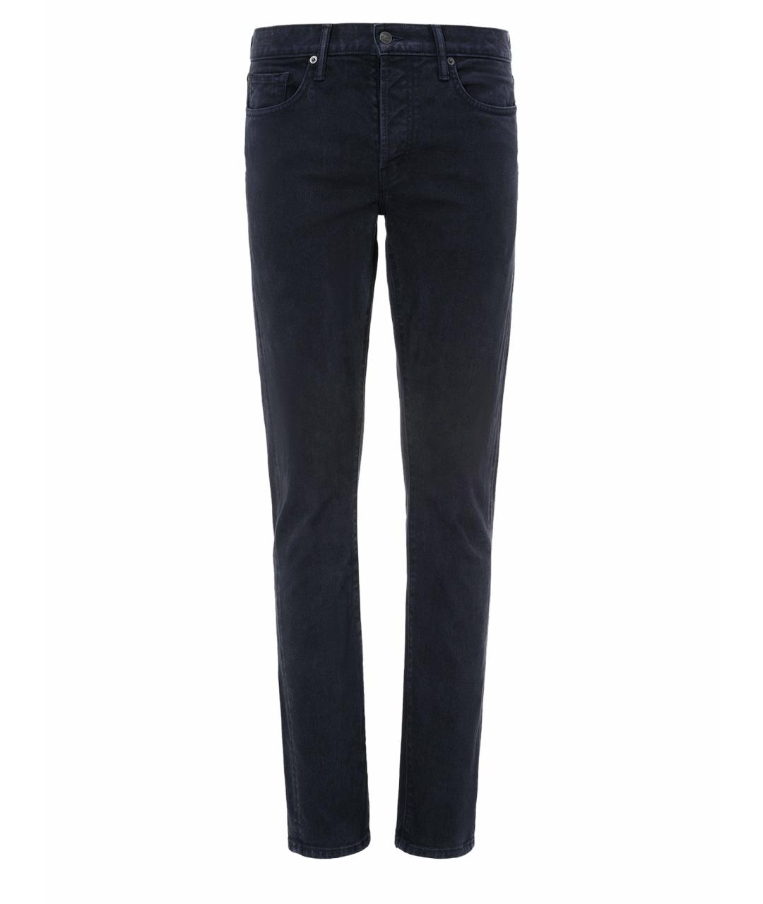 TOM FORD Темно-синие хлопко-эластановые джинсы скинни, фото 1