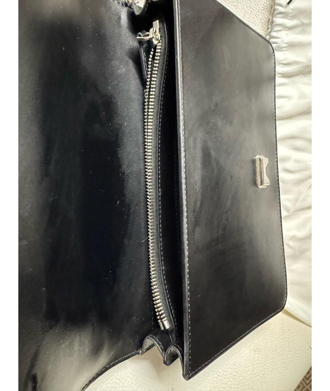 PINKO Черная кожаная сумка через плечо, фото 4