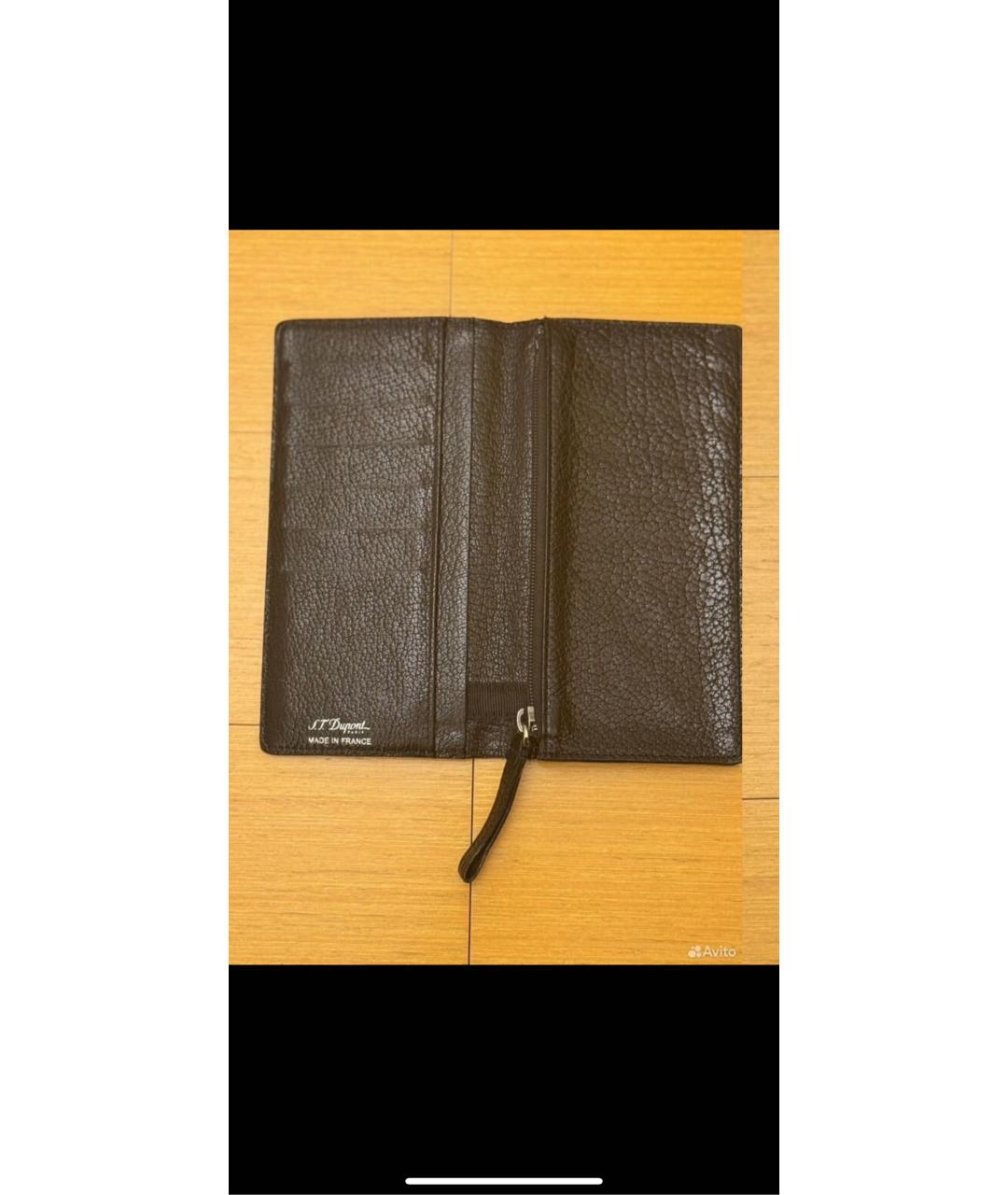 DUPONT Коричневый кожаный кошелек, фото 3