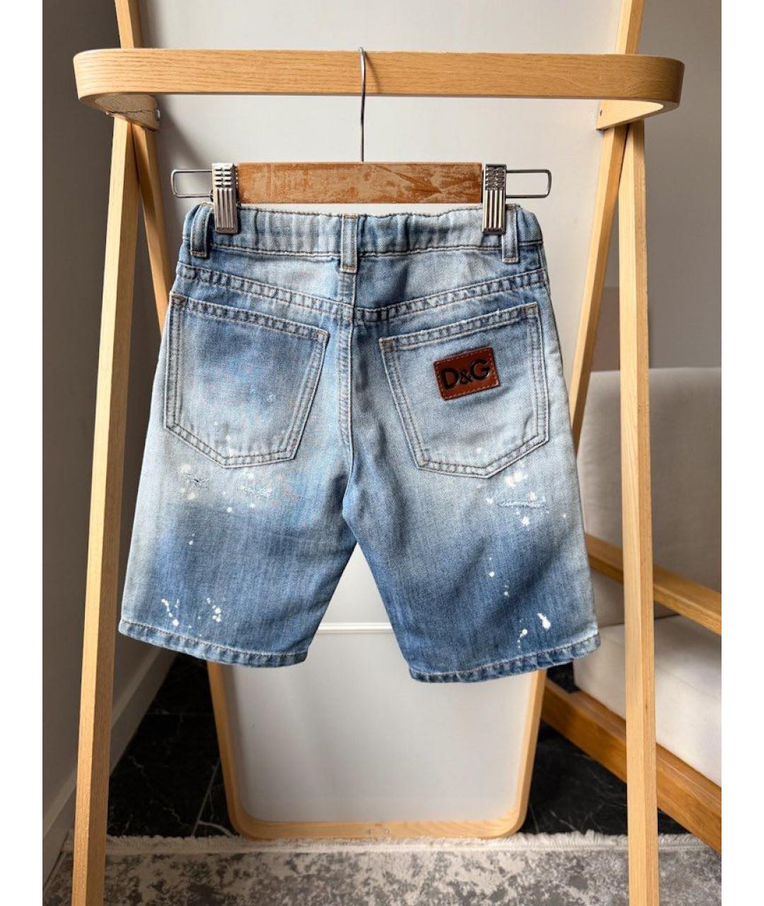 DOLCE&GABBANA Деним детские шорты, фото 2