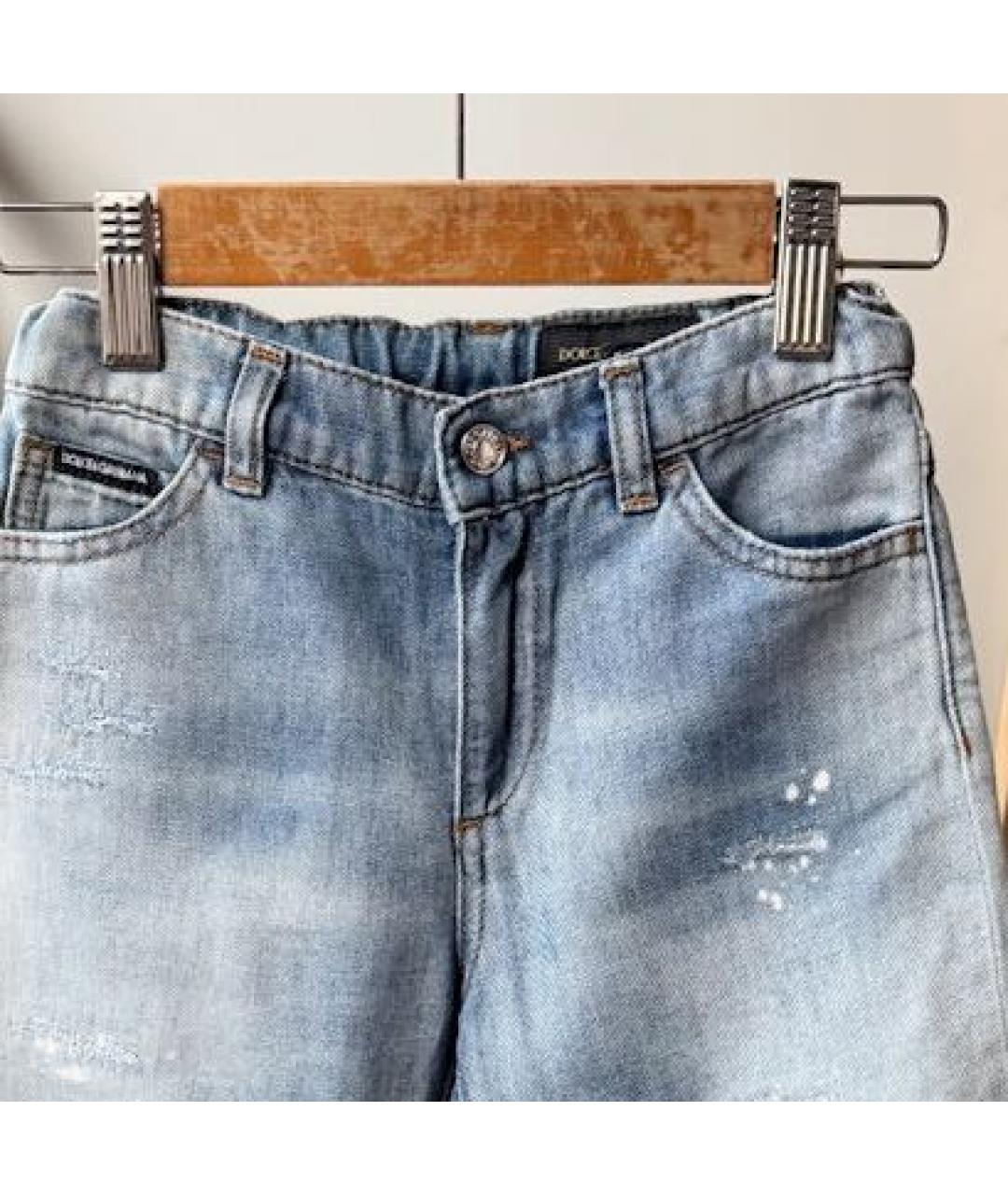 DOLCE&GABBANA Деним детские шорты, фото 3