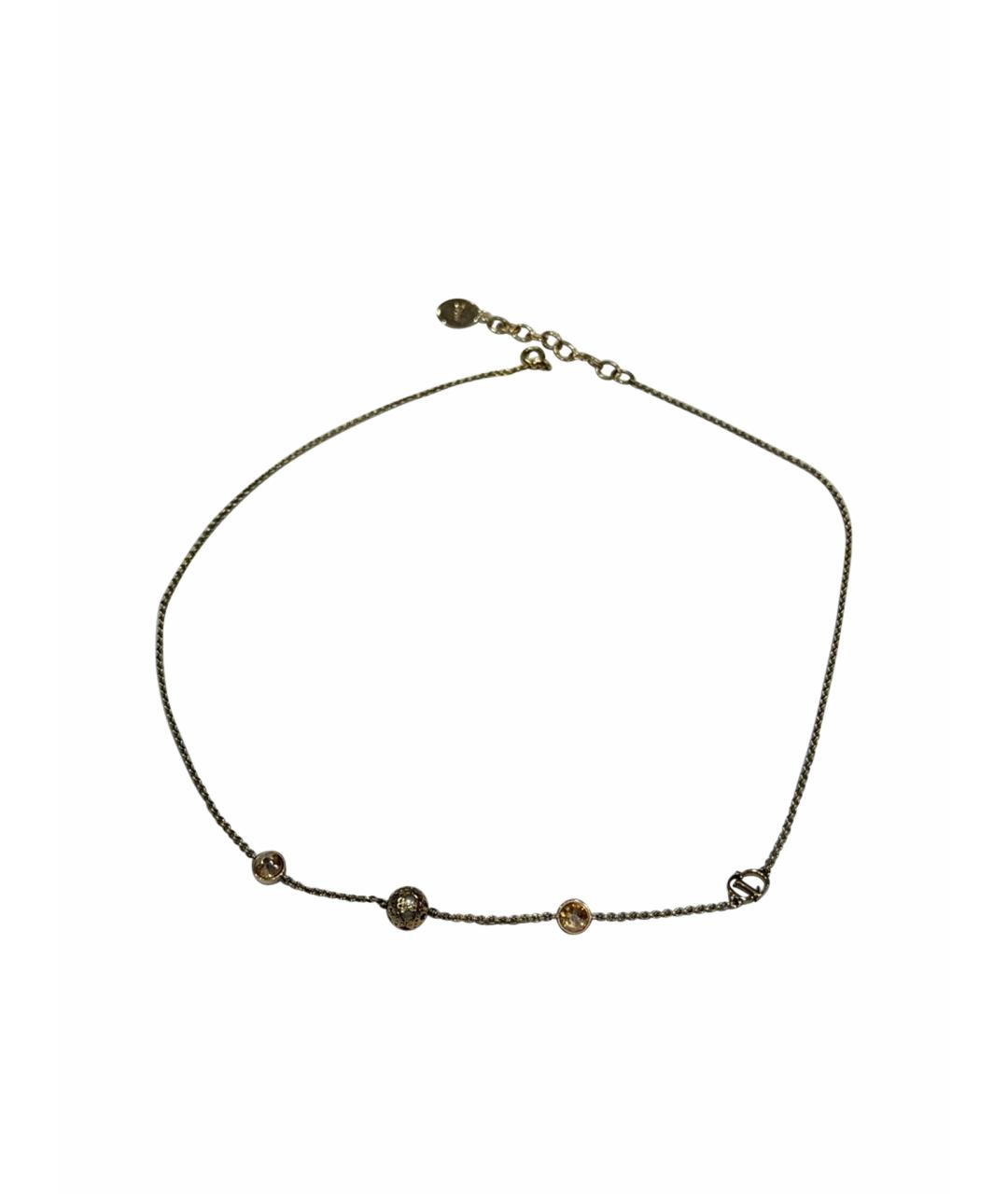 CHRISTIAN DIOR Золотая металлическая подвеска, фото 1