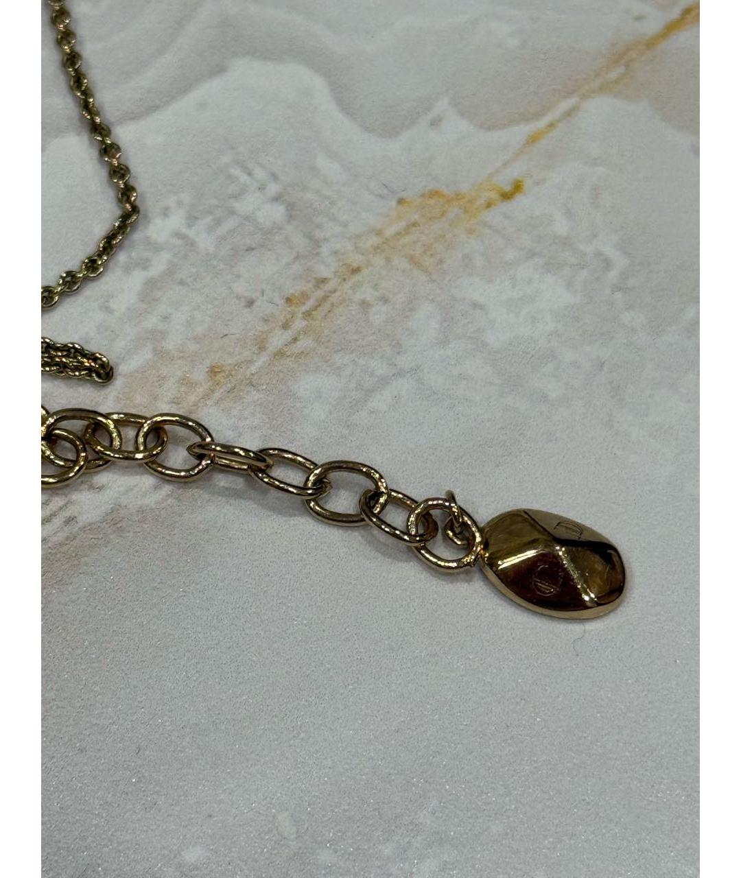 CHRISTIAN DIOR Золотая металлическая подвеска, фото 3