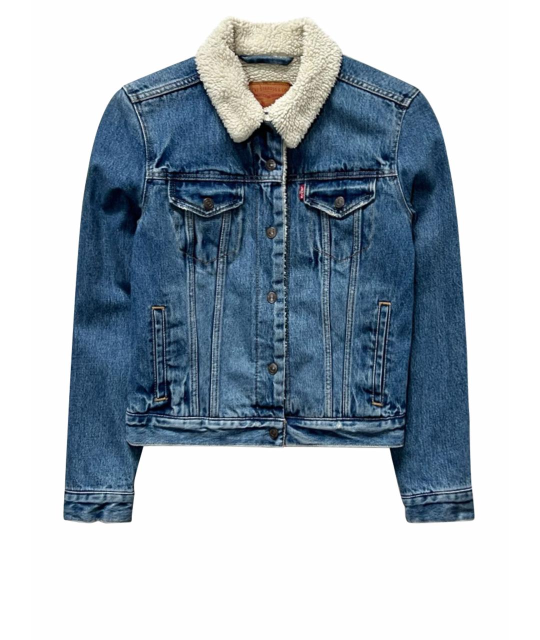 LEVI'S Голубая деним куртка, фото 1