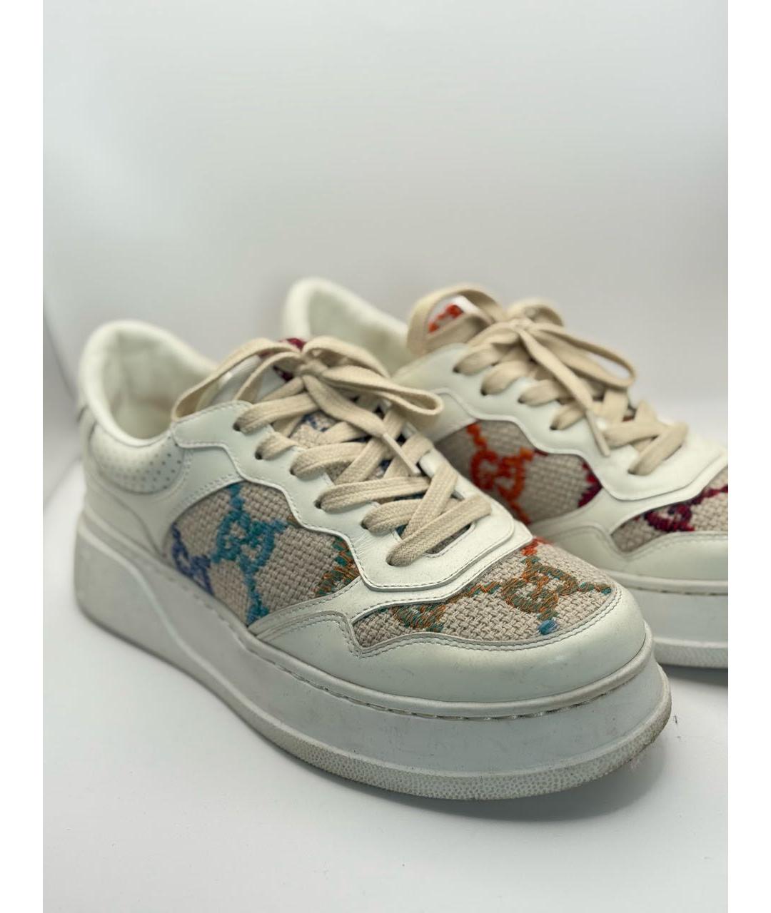 GUCCI Бежевые кроссовки, фото 5