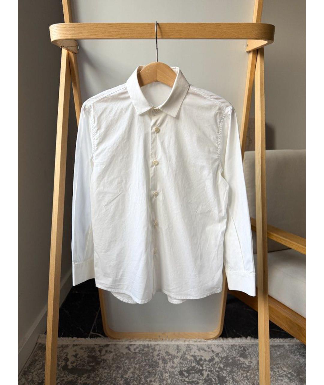 IL GUFO Белая хлопковая детская рубашка, фото 5