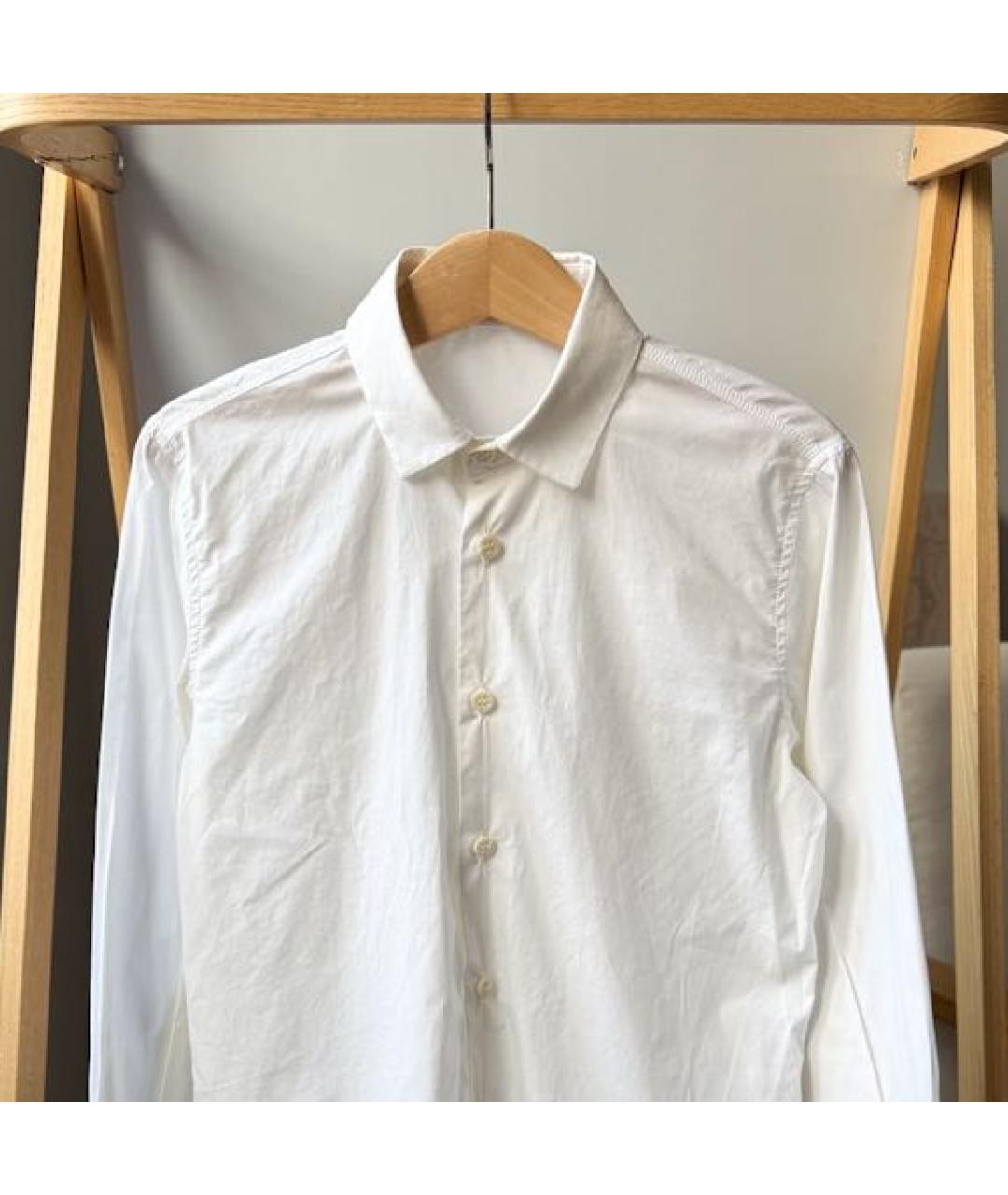 IL GUFO Белая хлопковая детская рубашка, фото 3