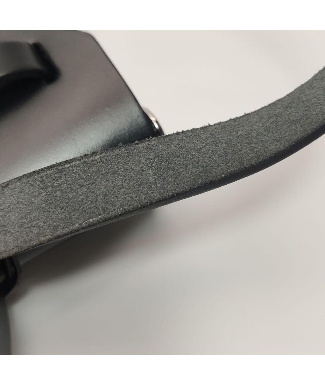 HERMES Черная кожаная сумка тоут, фото 8