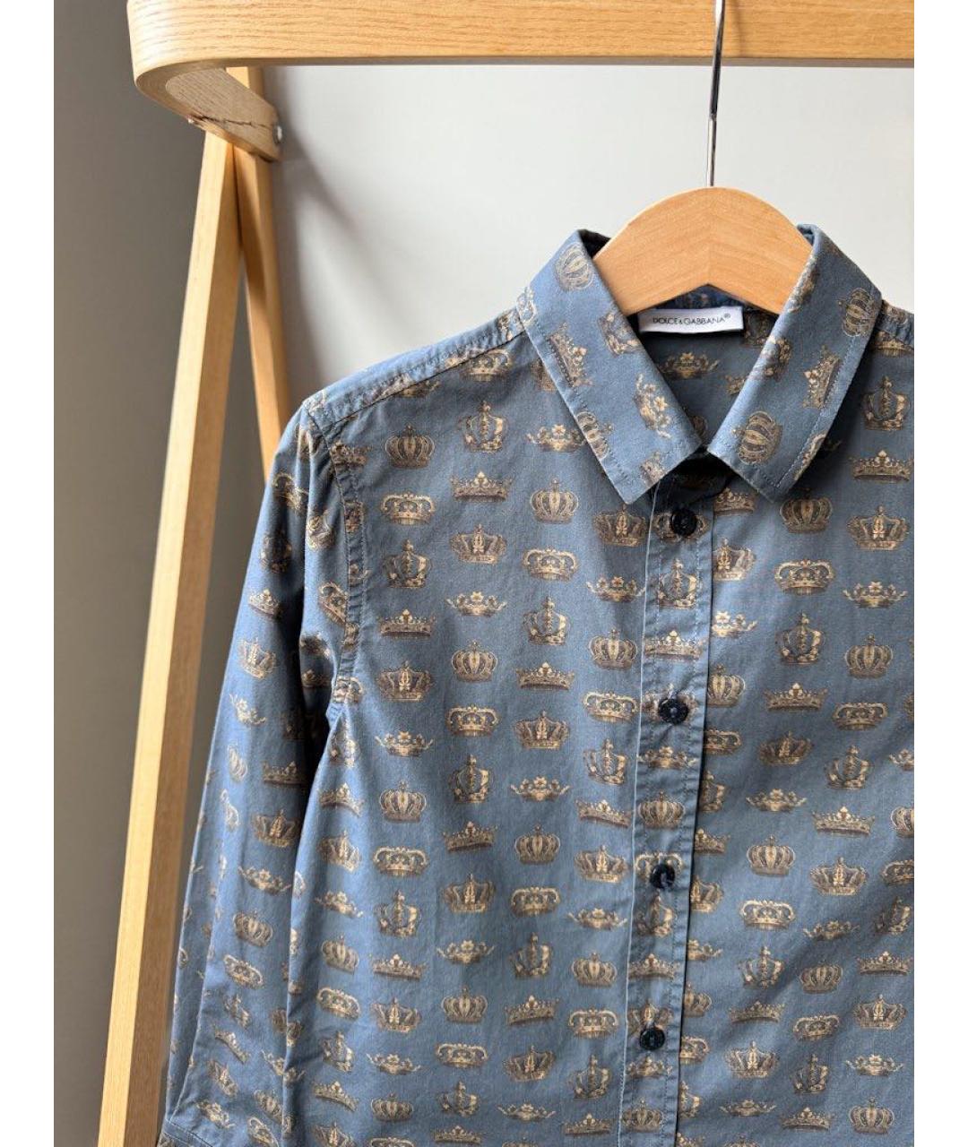 DOLCE & GABBANA KIDS Хлопковая детская рубашка, фото 4