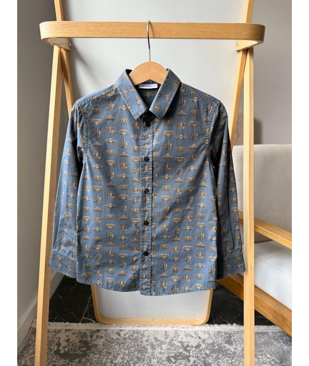 DOLCE & GABBANA KIDS Хлопковая детская рубашка, фото 5