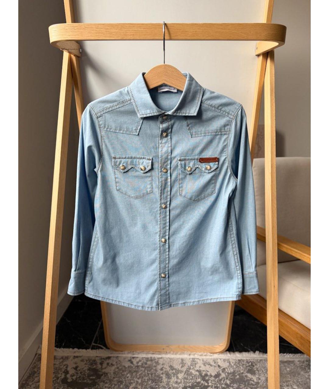 DOLCE&GABBANA Хлопковая детская рубашка, фото 5