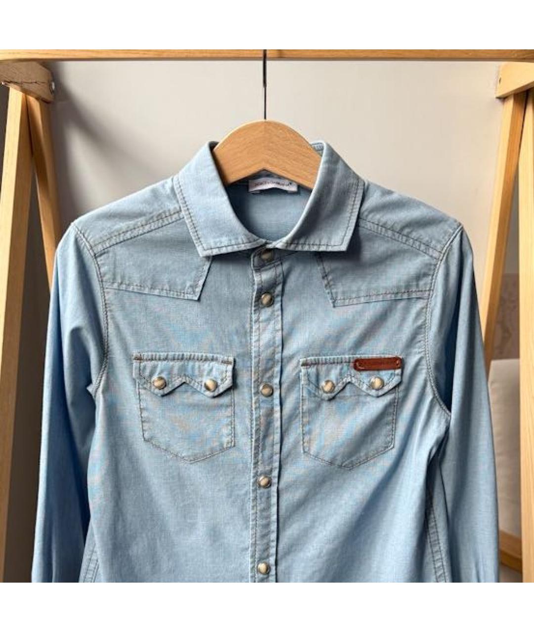 DOLCE&GABBANA Хлопковая детская рубашка, фото 3