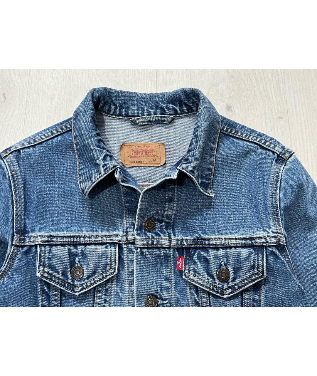 LEVI'S Синяя деним куртка, фото 4