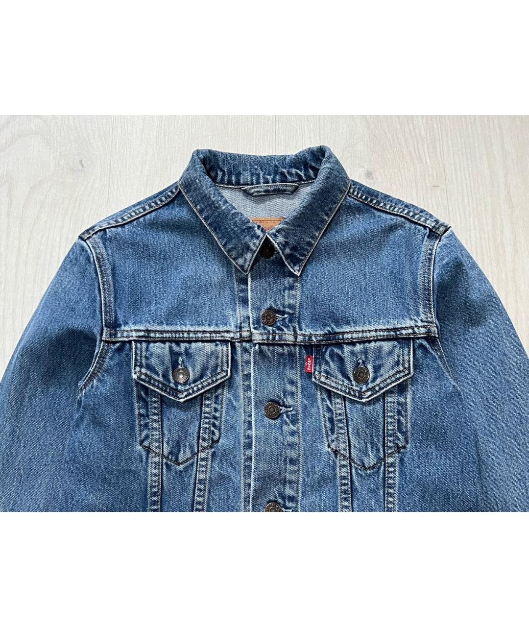 LEVI'S Синяя деним куртка, фото 3