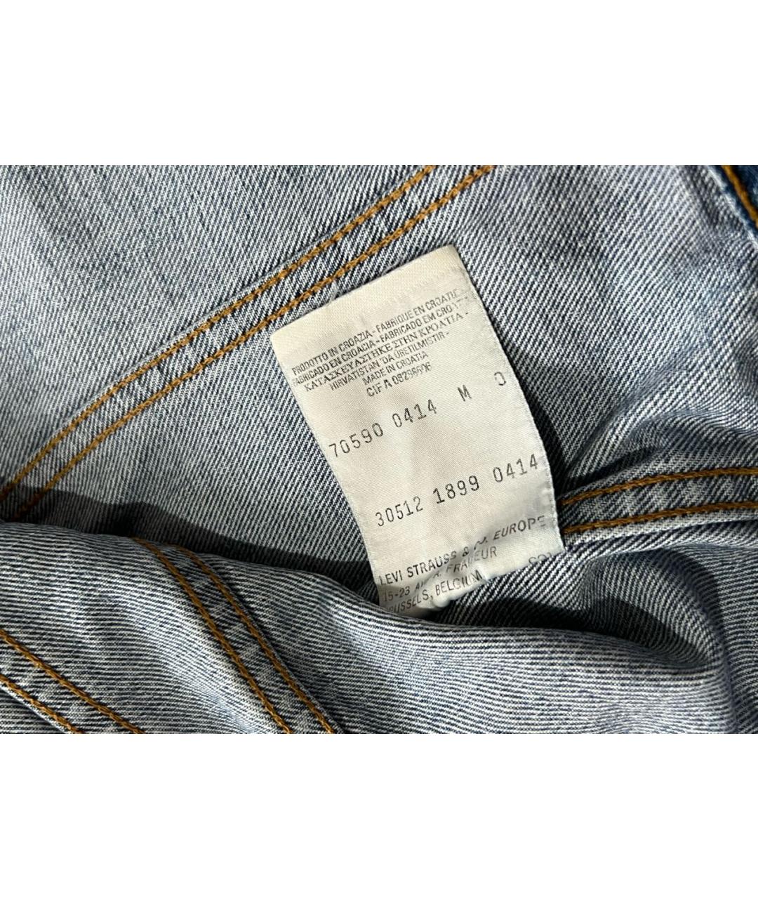 LEVI'S Синяя деним куртка, фото 6