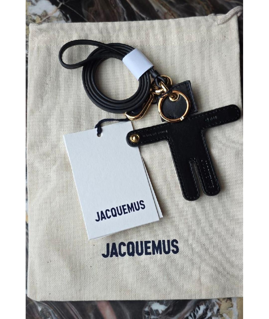 JACQUEMUS Черный брелок, фото 4