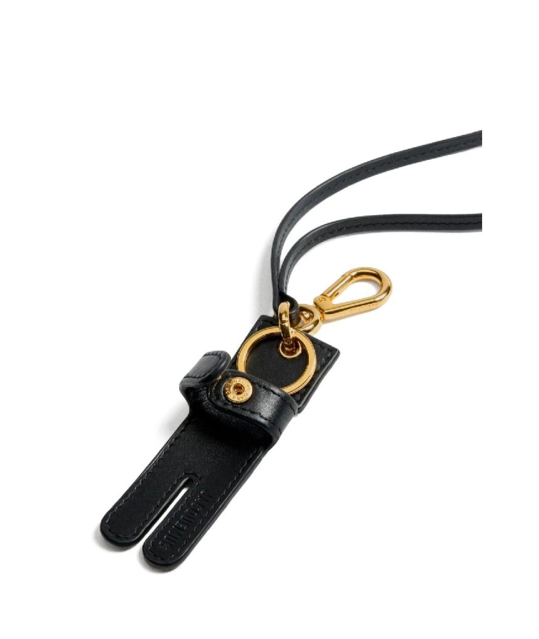 JACQUEMUS Черный брелок, фото 2