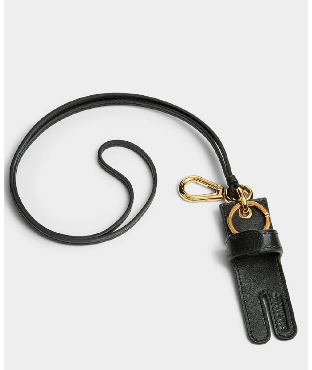 JACQUEMUS Черный брелок, фото 3