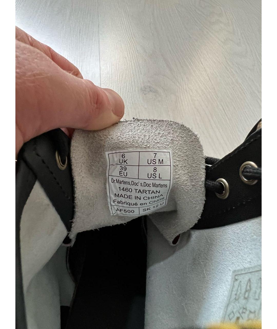 DR. MARTENS Мульти кожаные ботинки, фото 6
