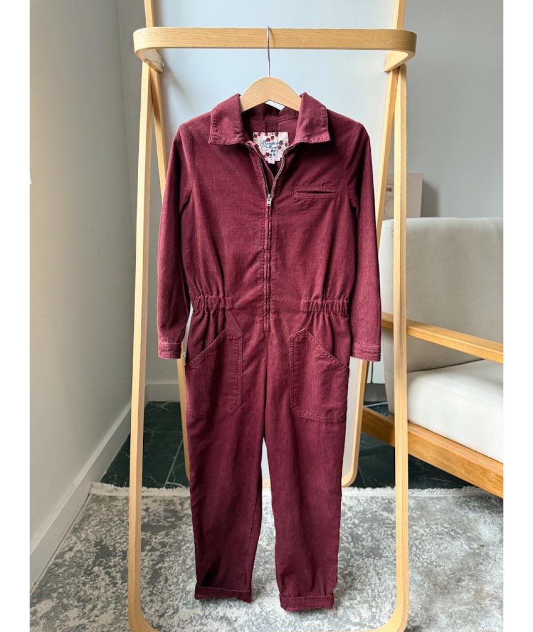 BONPOINT Бордовый комбинезон, фото 5