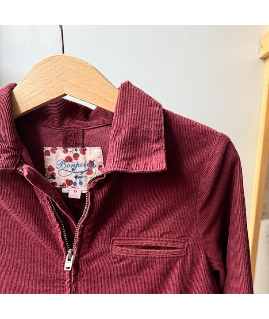 BONPOINT Бордовый комбинезон, фото 4