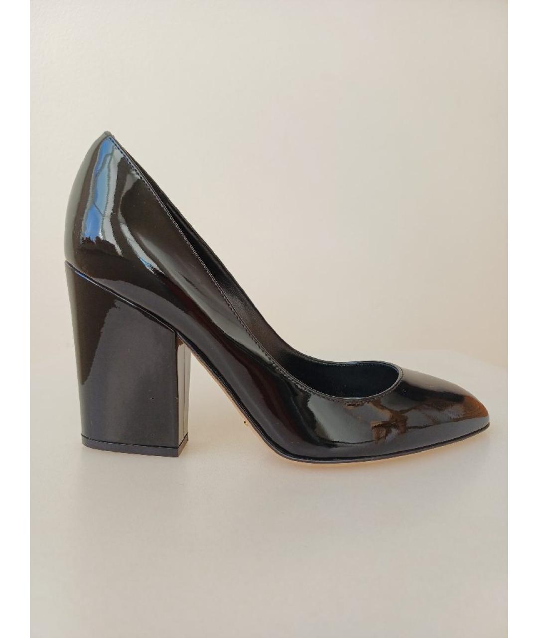 SERGIO ROSSI Черные туфли из лакированной кожи, фото 9