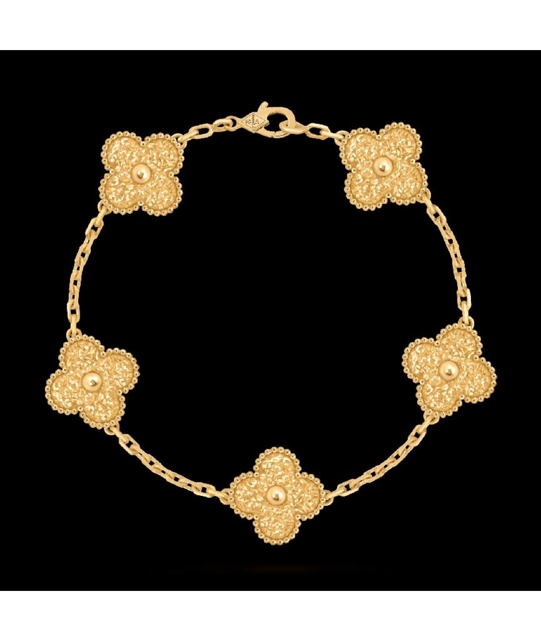 VAN CLEEF & ARPELS Золотой браслет из желтого золота, фото 4