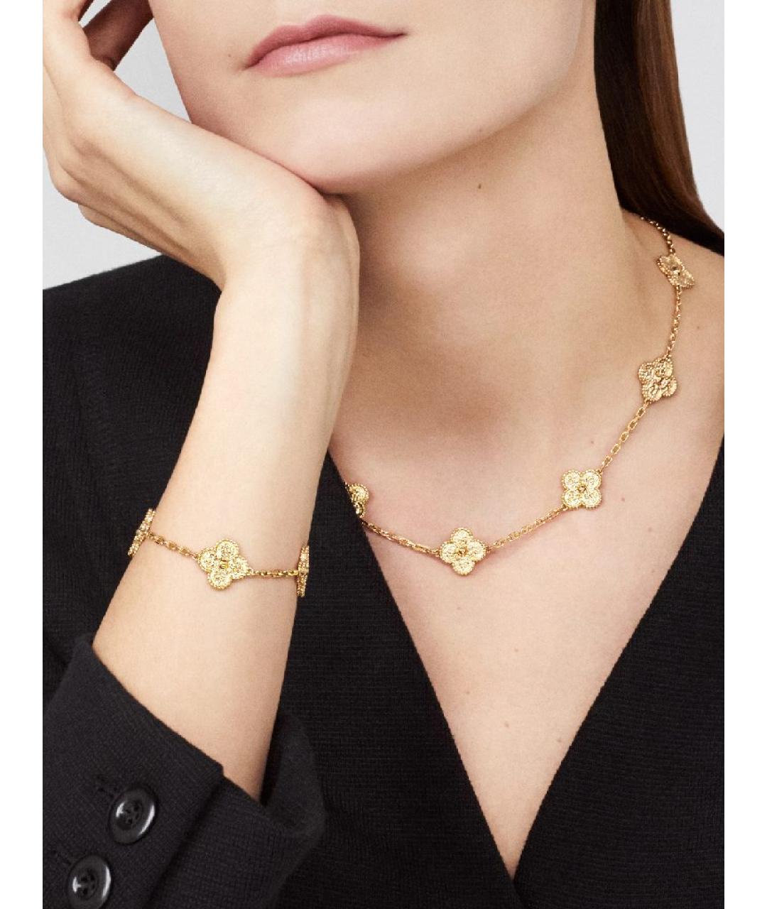 VAN CLEEF & ARPELS Золотой браслет из желтого золота, фото 2