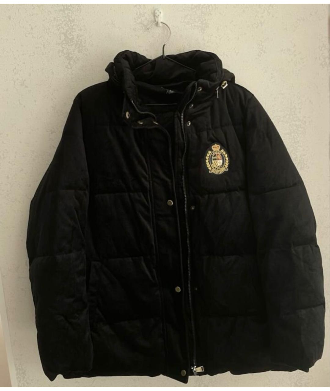 POLO RALPH LAUREN Черный полиэстеровый пуховик, фото 8