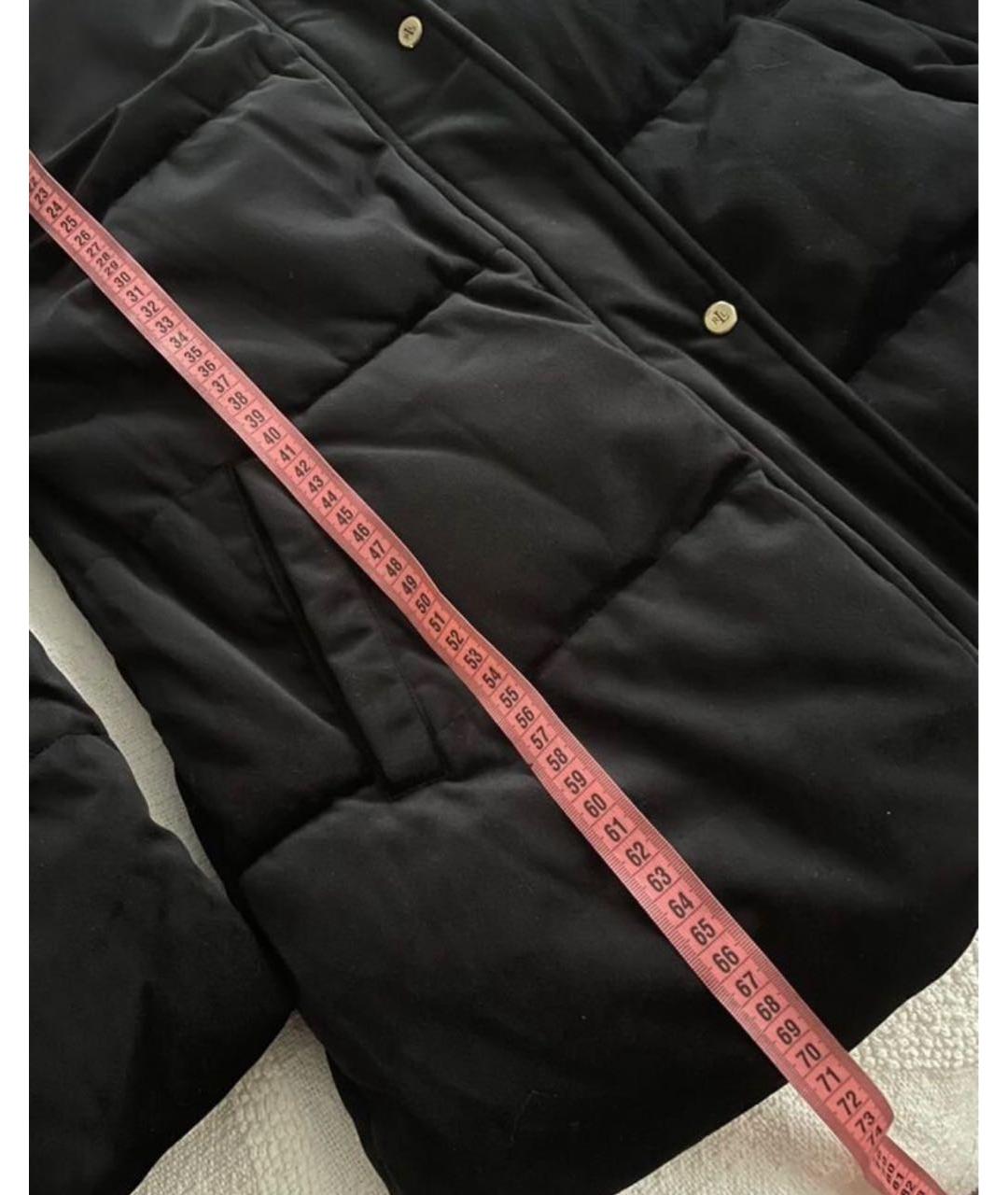 POLO RALPH LAUREN Черный полиэстеровый пуховик, фото 5