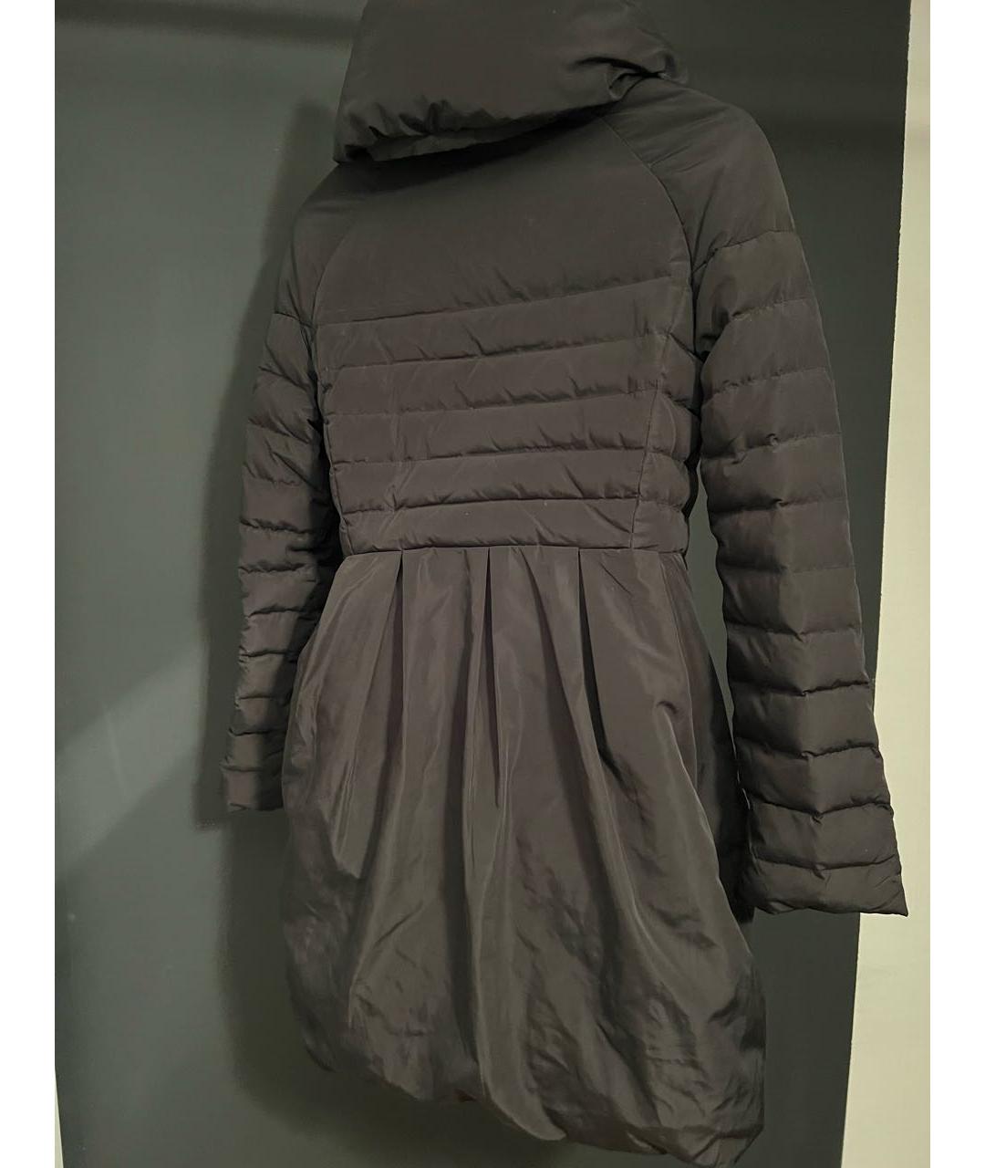 FERRAGAMO Черный полиамидовый пуховик, фото 2