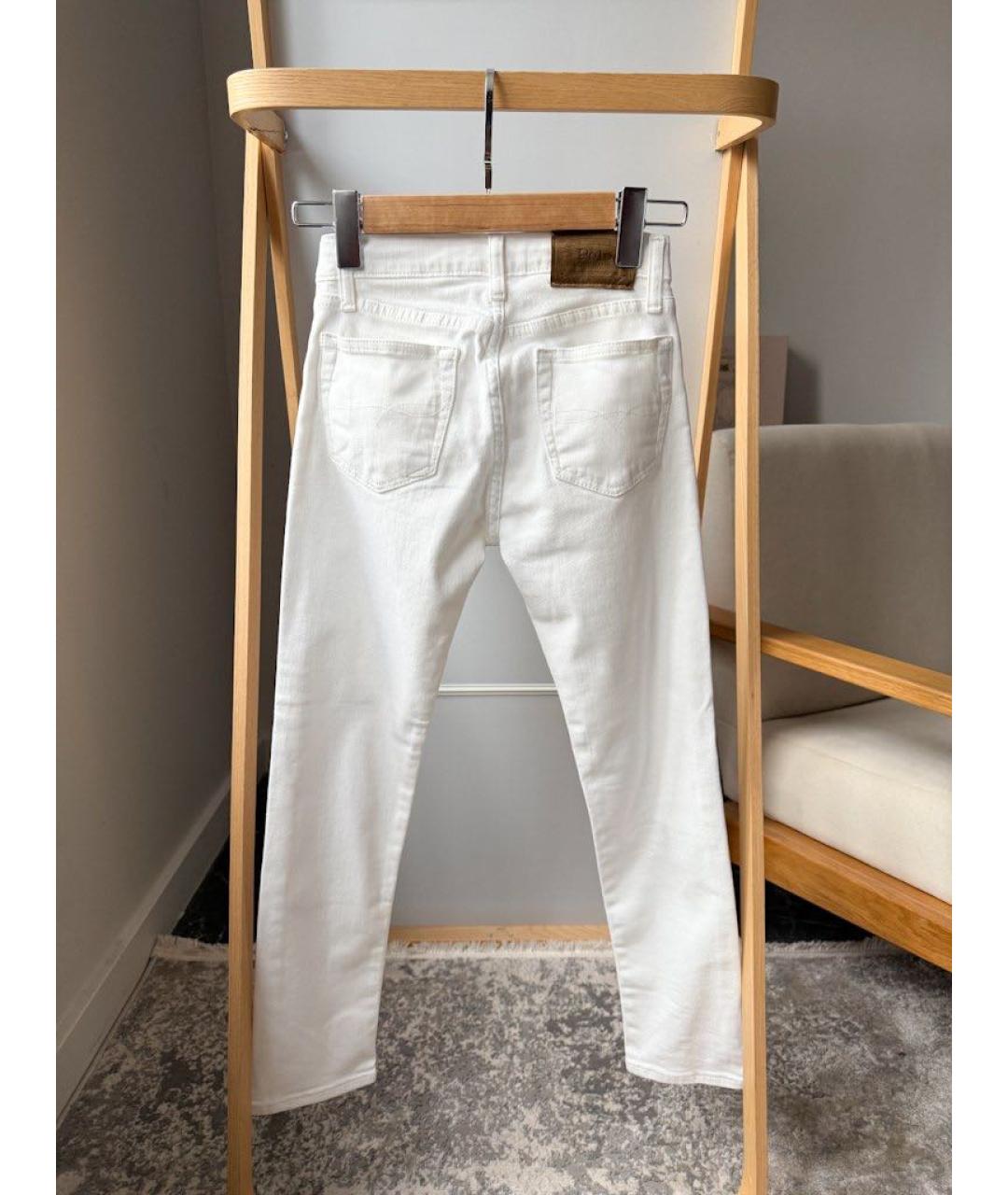 POLO RALPH LAUREN Белые деним детские джинсы, фото 2