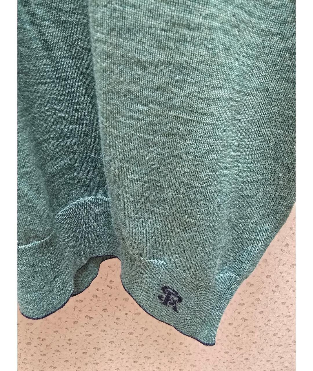 STEFANO RICCI Зеленый шерстяной джемпер / свитер, фото 4