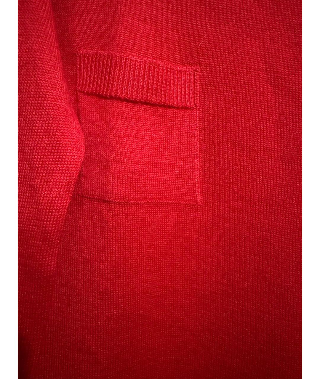 PRADA Красный шелковый кардиган, фото 4