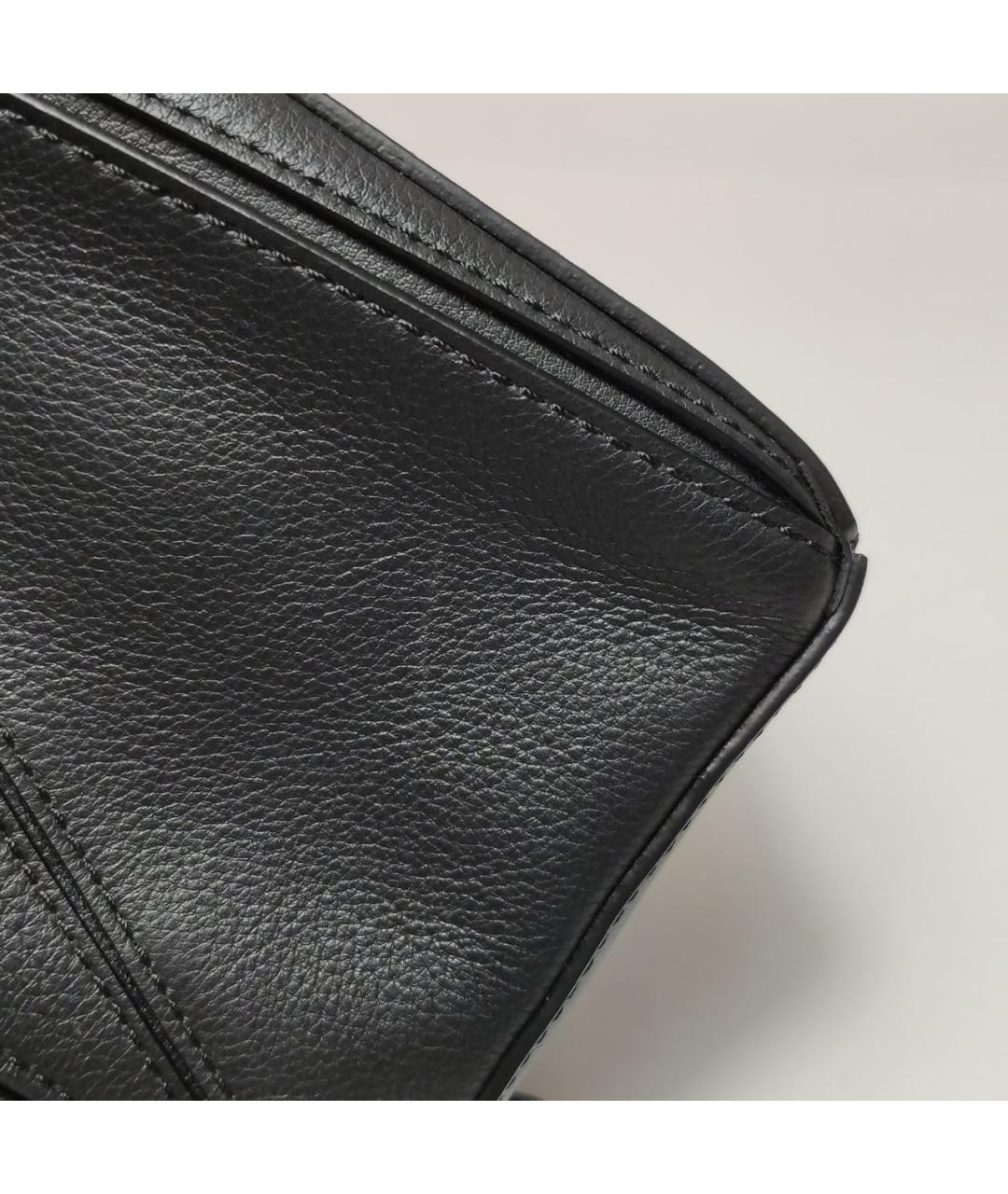 LOEWE Черная кожаная сумка через плечо, фото 7
