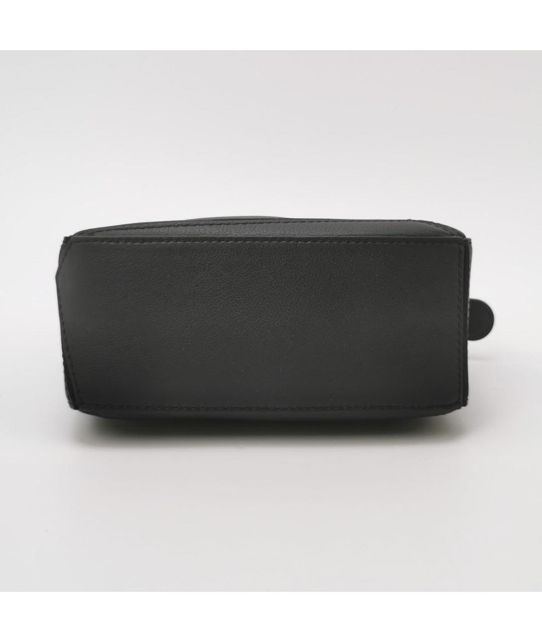 LOEWE Черная кожаная сумка через плечо, фото 5