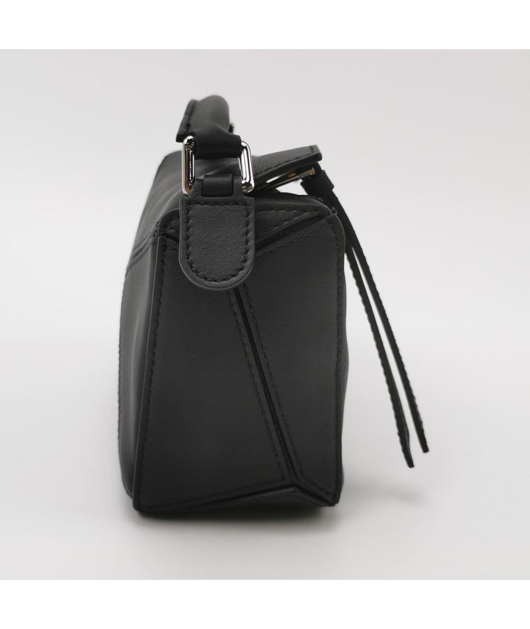 LOEWE Черная кожаная сумка через плечо, фото 3