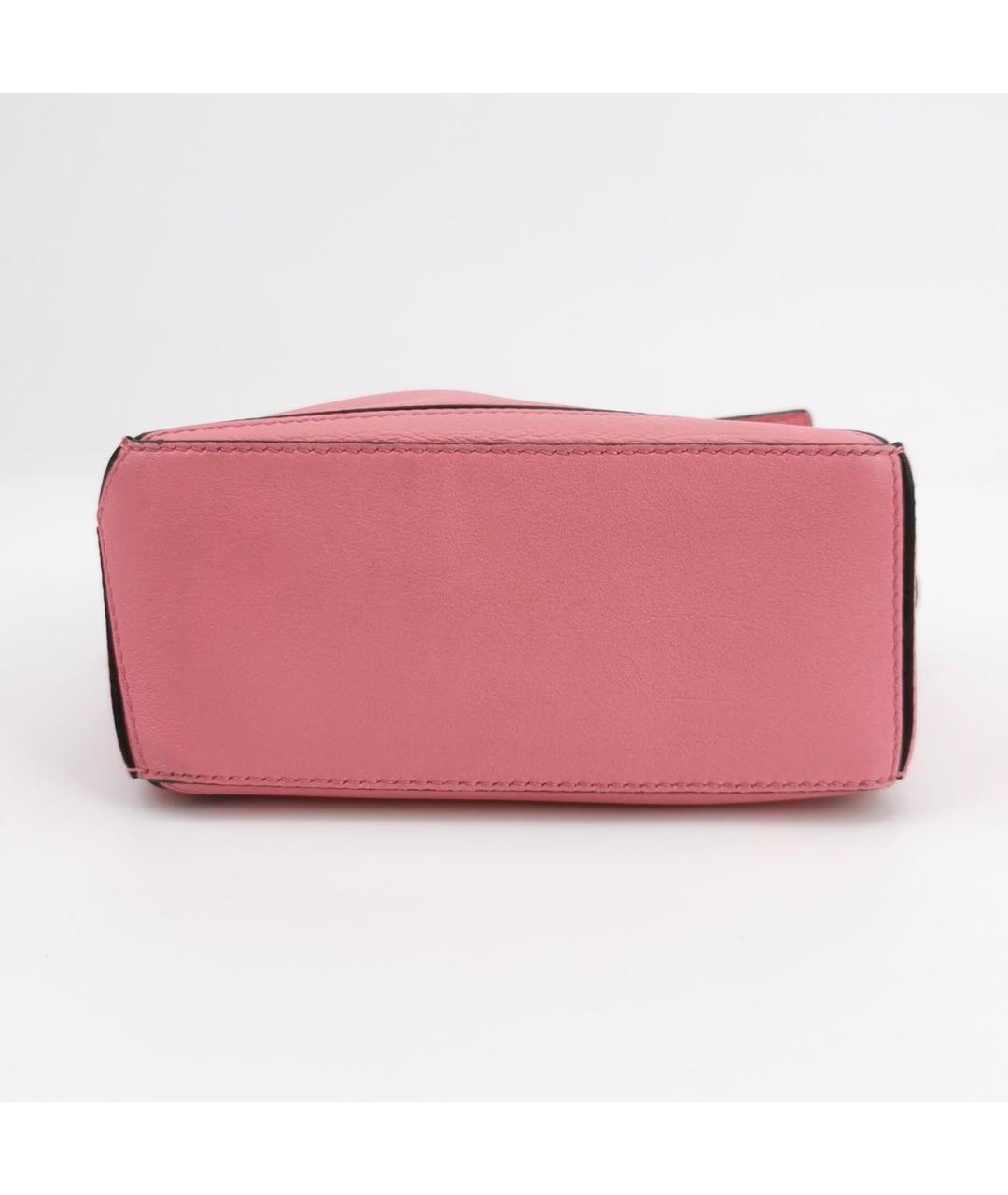 LOEWE Розовая кожаная сумка через плечо, фото 5